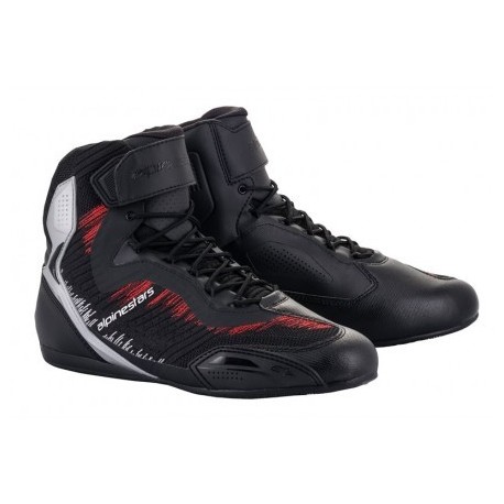 Faster 3 Rideknit Black Silver Bright Red