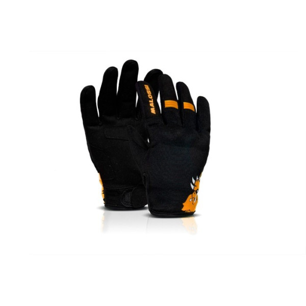 M-Gloves nero-arancio