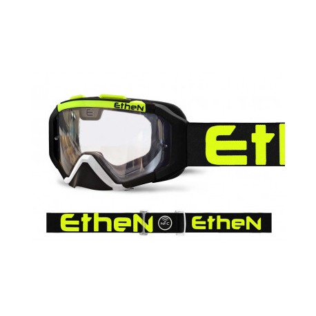 Maschera Enduro 05R Nero Giallo