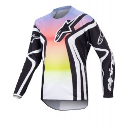 Racer Semi Jersey Youth Black Multicolor