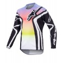 Racer Semi Jersey Youth Black Multicolor