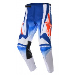 Racer Semi Pants Blue Hot Orange