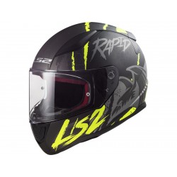 FF353 Rapid Raven Black Silver Yellow