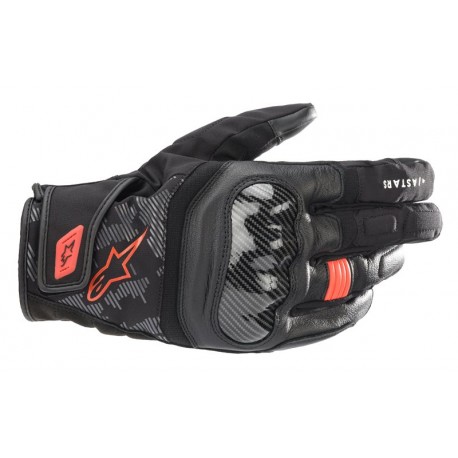 Smx Z DS Gloves Nero Rosso Fluo