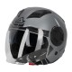 Casco Jet Vento Grigio