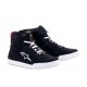 Chrome Shoes Black White Bright Red