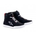 Chrome Shoes Black White Bright Red