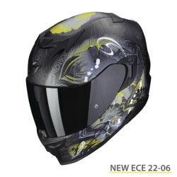 EXO-520 Evo Air Merlose Nero Opaco Giallo