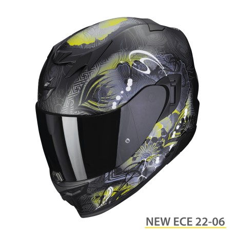 EXO-520 Evo Air Merlose Nero Opaco Giallo