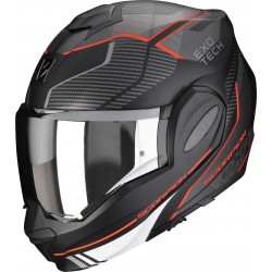 Exo Tech Animo Nero Opaco Rosso