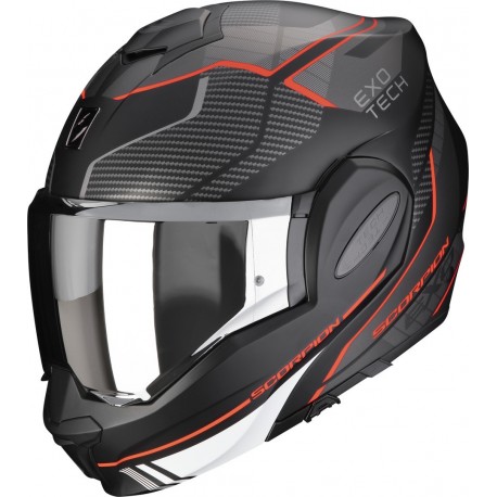 Exo Tech Animo Nero Opaco Rosso