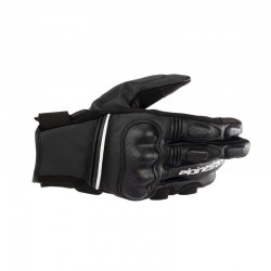 Phenom Leather gloves Black-white