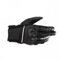 Phenom Leather Gloves Black-White