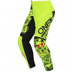 Element Youth Pants Attack V.23 Black Neon Yellow