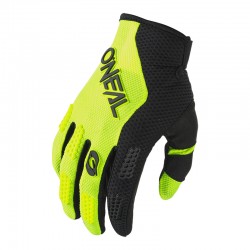 Element Youth Gloves Racewear v.24 Black Neon Yellow
