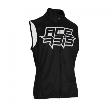 Softshell MX Linear Vest Black White