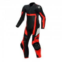 Gen-Z Junior Leather Suit Black Red