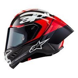 SR10 Element Black Carbon Bright Red White Glossy