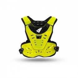 PETTORINA MOTOCROSS REACTOR 2 EVOLUTION NERO E GIALLO FLUO