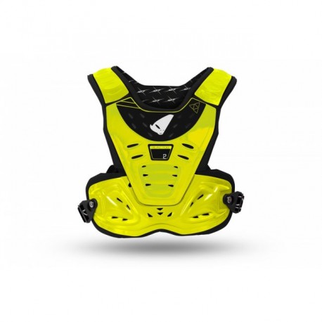 PETTORINA MOTOCROSS REACTOR 2 EVOLUTION NERO E GIALLO FLUO