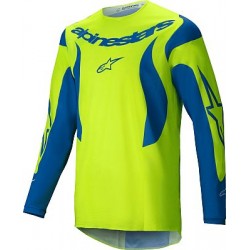 Fluid Haul Jersey Yellow Fluo Blue