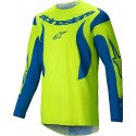 Fluid Haul Jersey Yellow Fluo Blue