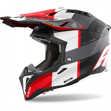 Aviator 3 Monarch  Gray/Red Matt