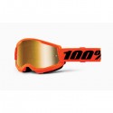 Strata 2 Neon Orange Lente Specchio Oro