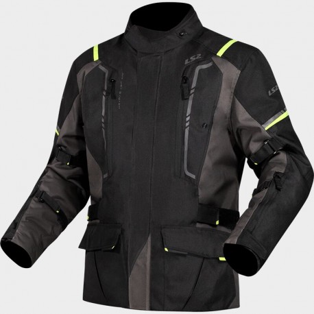 Narvik Man Jacket Black Yellow
