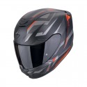 Exo-391 Aaxo Nero Opaco Rosso