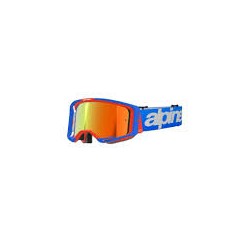 Vision 8 Wordmark Blu Orange Mirror Red