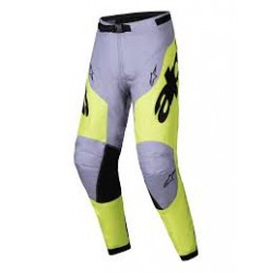 Racer Veil Pants Gray Yellow