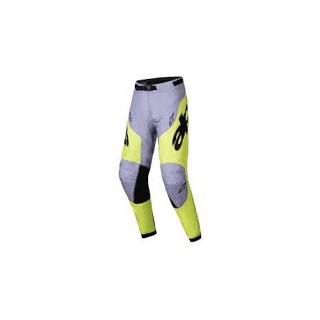 Racer Veil Pants Gray Yellow
