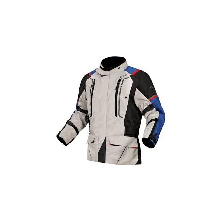Narvik Man Jacket Black Blue Black Gray Red