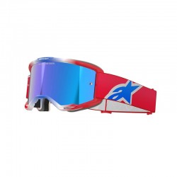 Vision 5 Corp Red White Blue Mirror Blue