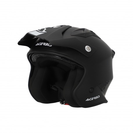Casco jet Aria Nero 2
