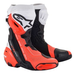Supertech R Vented Black White Red Fluo