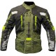 Textile Jacket Black Military Green Black