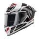 50.3 Glossy White Black Red