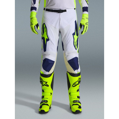 Racer Air Riway Pants Light Gray Yellow Fluo Blue