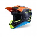 S-M3 Youth Fray Black Orange Yellow Fl