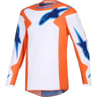 Fluid Grid Jersey Orange Ucla Blue
