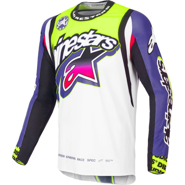 Supertech Sx Dirt Studios Jrs Bia-Vio- Yello-Flu