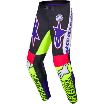 Supertech Dirt Studios Pants Bia-Vio-Yellow Fluo