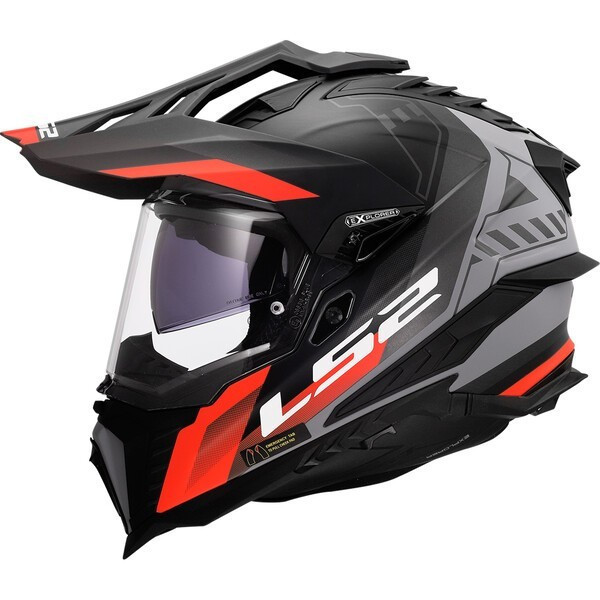 MX701 Explorer Hexa Matt Black Red Grey