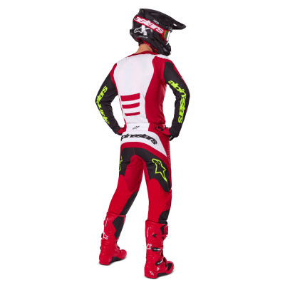 Fluid Haul Jersey Bright Red Black | Ricci Moto