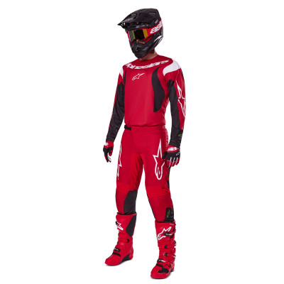Fluid Haul Jersey Bright Red Black | Ricci Moto