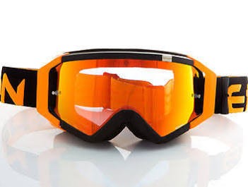 Occhiali da Cross ed Enduro Ethen Top Mx0511 Nero Arancione