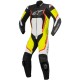 Motegi V2 1Pcs Leather Suit  Black/White/Yellow Fluo/Red Fluo