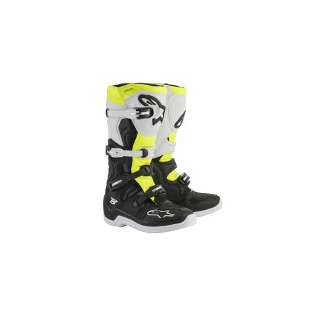 Tech 5 Black White Yellow Fluo